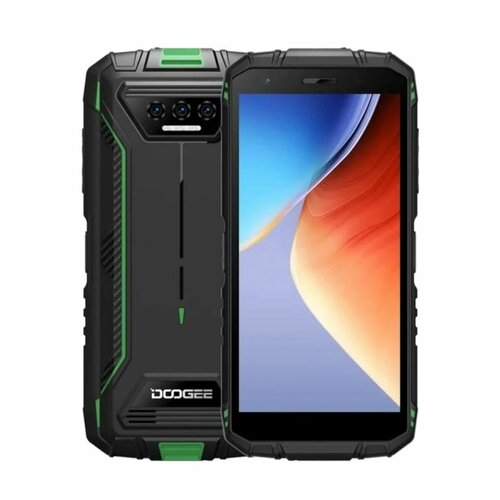 Смартфон Doogee S41 Max 6256Gb Черно-зеленый 20928₽