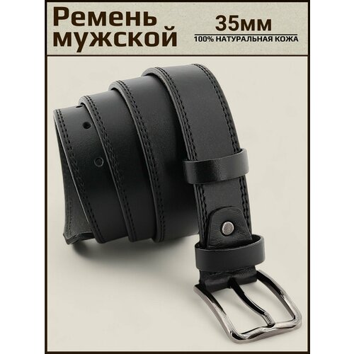 фото Ремень aksybelt для мужчин, размер 140, черный