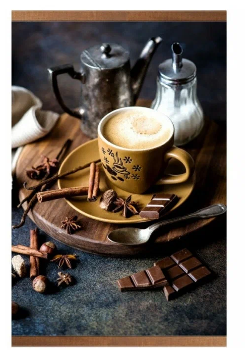 Инфракрасный настенный обогреватель "Домашний очаг" Капучино