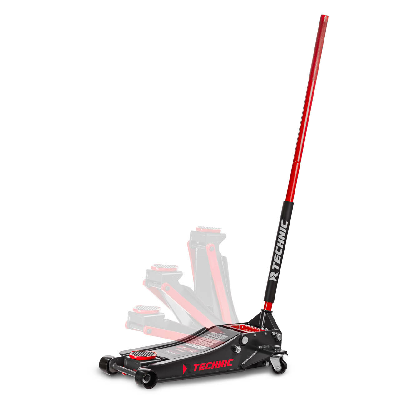 RUNTEC RT-PJL35T Домкрат подкатной низкого подхвата 3,5 т, 95-560 мм, усиленный, TECHNIC — фото 1