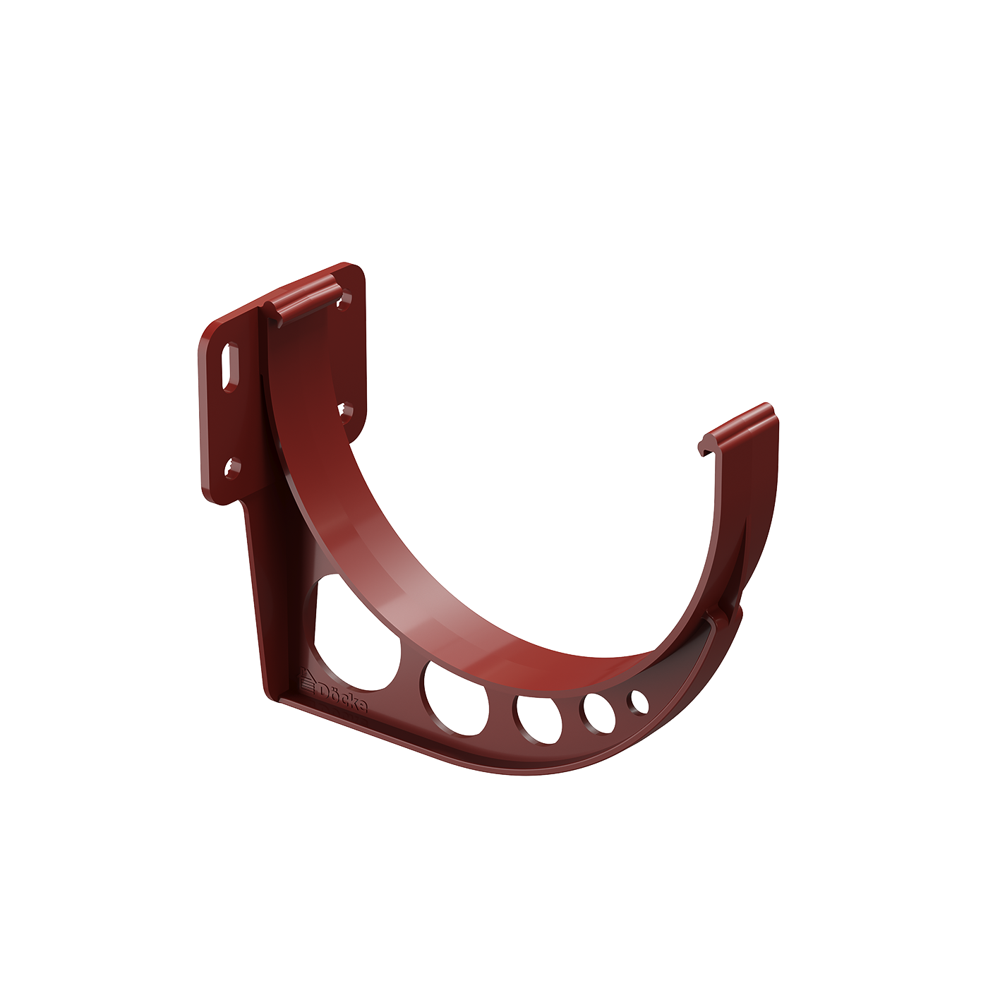 Docke STANDARD Кронштейн желоба 120 мм (Красный 3005)