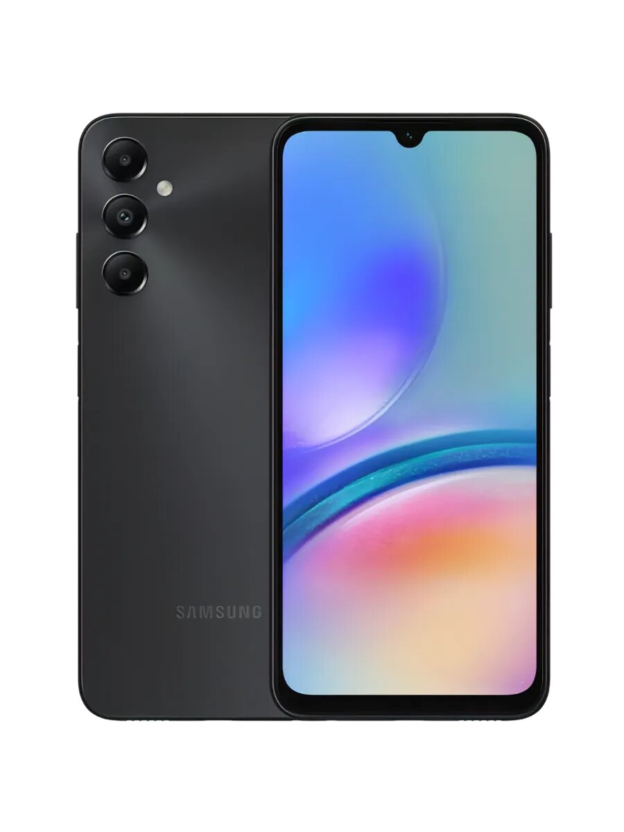 Смартфон Samsung Galaxy A05s, Android 13, 6.7", 64GB, 4GB RAM, черный