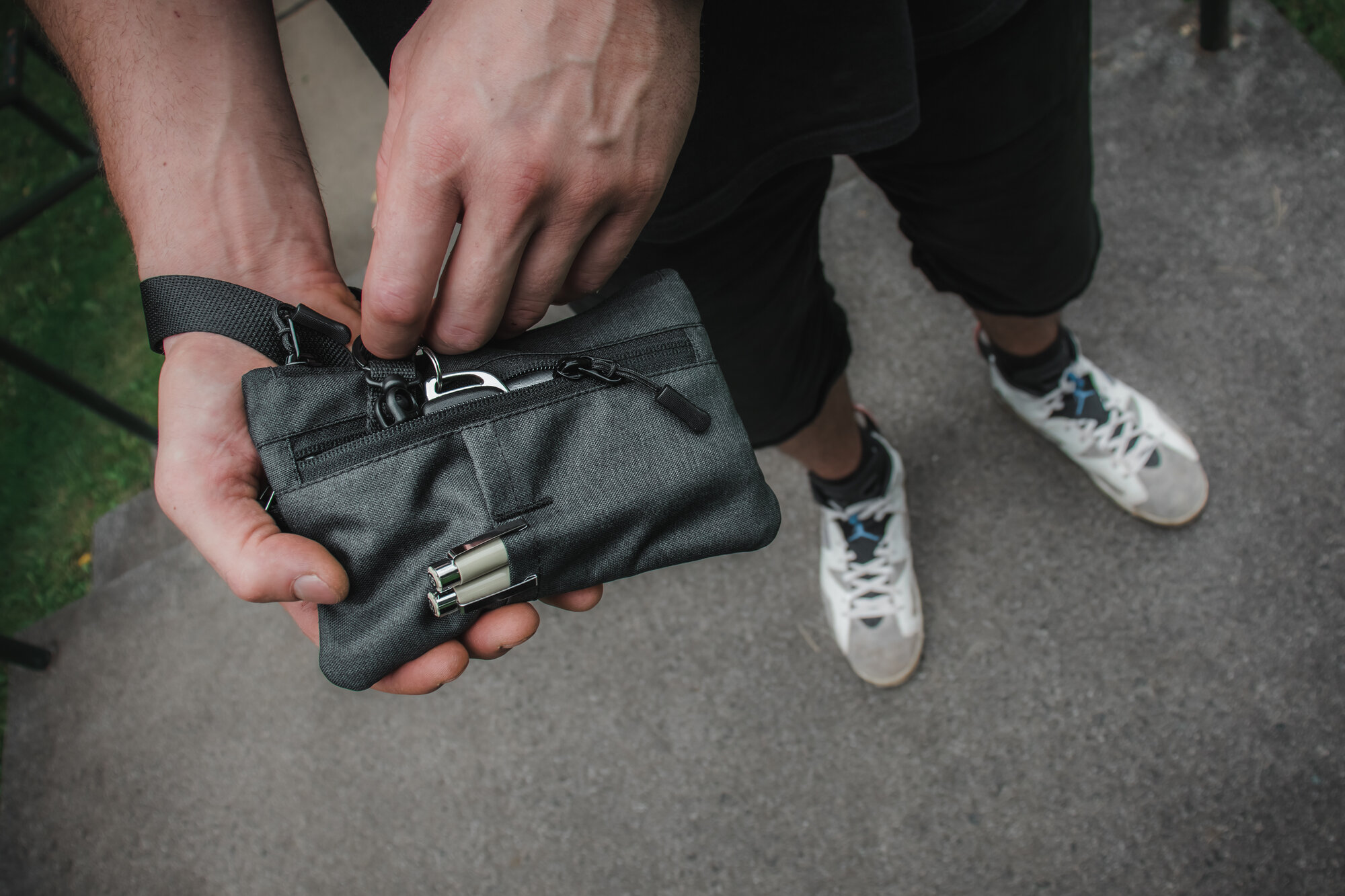 Документница для паспорта Две сосны, черный — фото 1