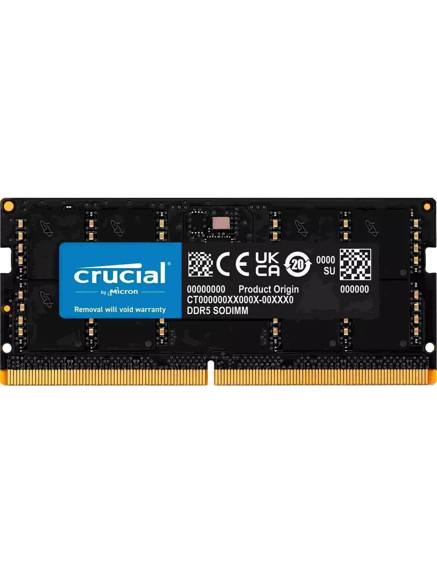 Модуль памяти 32GB Crucial DDR5 5600 SO DIMM Classic Laptop Memory