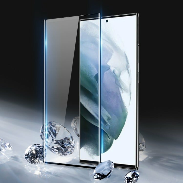 Защитное Стекло Samsung S10+ UV. Ультрафиолет, Высококачественное, ударопрочное защитное стекло с олеофобным покрытием. — фото 1