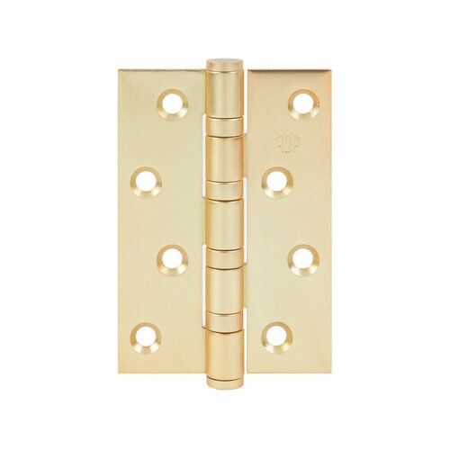 Петли дверные универсальные накладные 100х70 мм полированное золото PDP H0306 2 штуки 1241₽