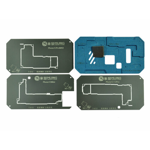 Трафарет BGA IC Mijing Z20 Pro 3D межплатный с держателем платы для iPhone 12/12 mini/12 Pro/12 Pro Max