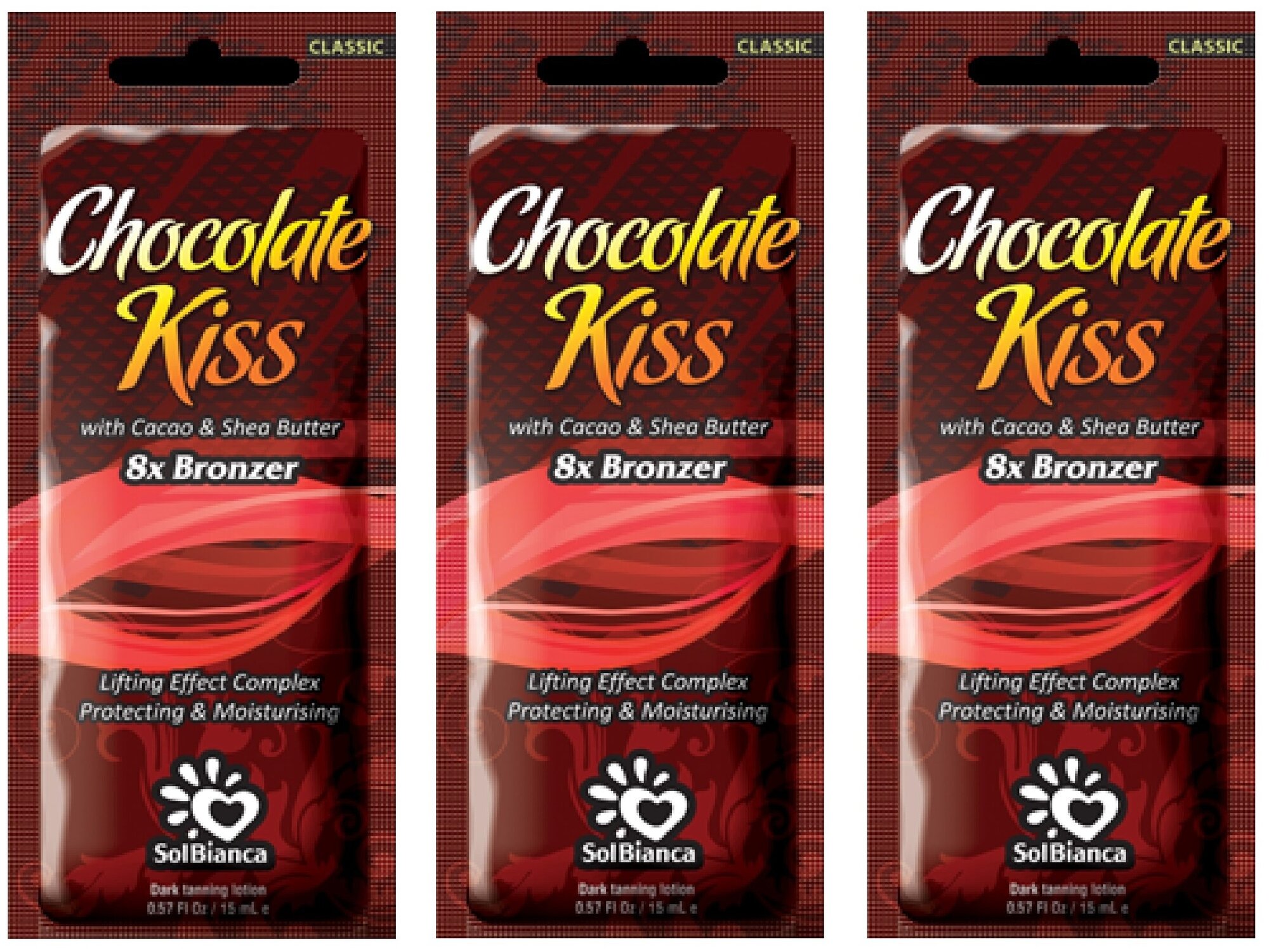 SolBianca Крем для загара в солярии Chocolate Kiss, 15 мл, 1 шт