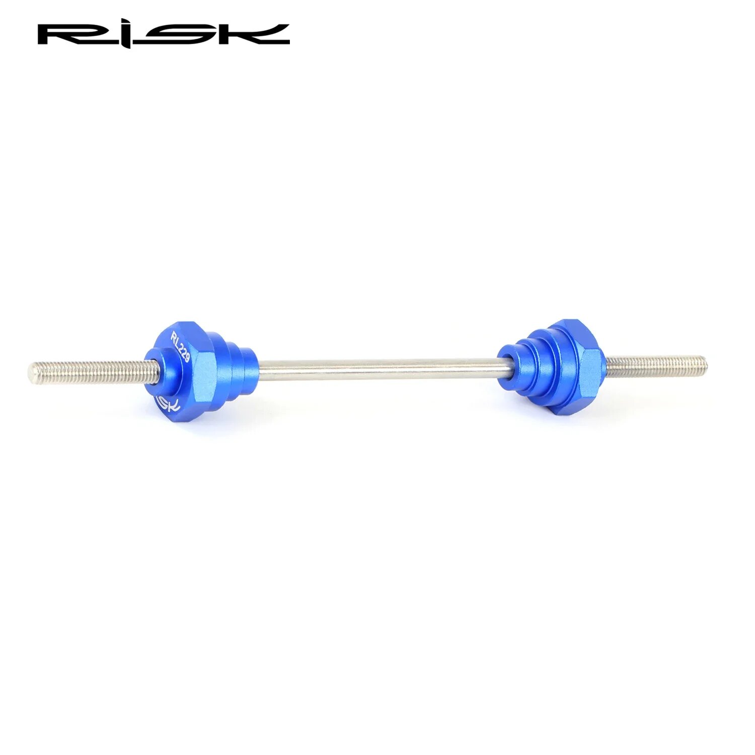 Адаптер сквозной оси RISK RL229 для подставок 12/15/20 мм, Синий