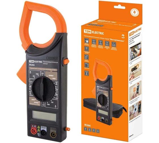Токоизмерительные клещи TDM МастерЭлектрик М266 SQ1005-0004