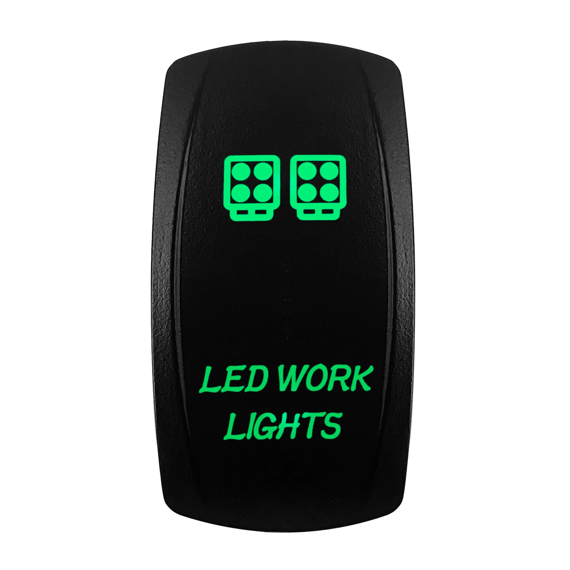 Переключатель LED Work Lights, черный, 20A, 12/24V