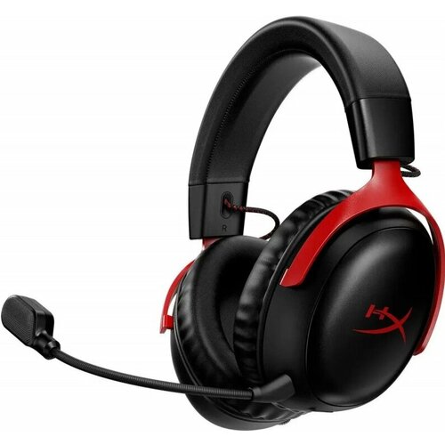 Беспроводная игровая гарнитура HyperX Cloud III черно-красная 16100₽