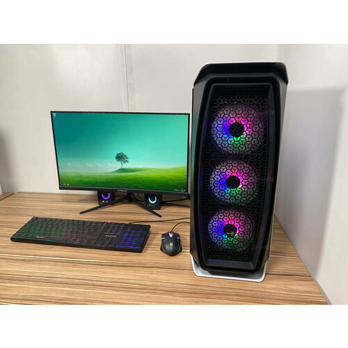 Игровой компьютер intel 32GBRTX-4060SSD-1000GBМонитор 27Windows 11 190373₽