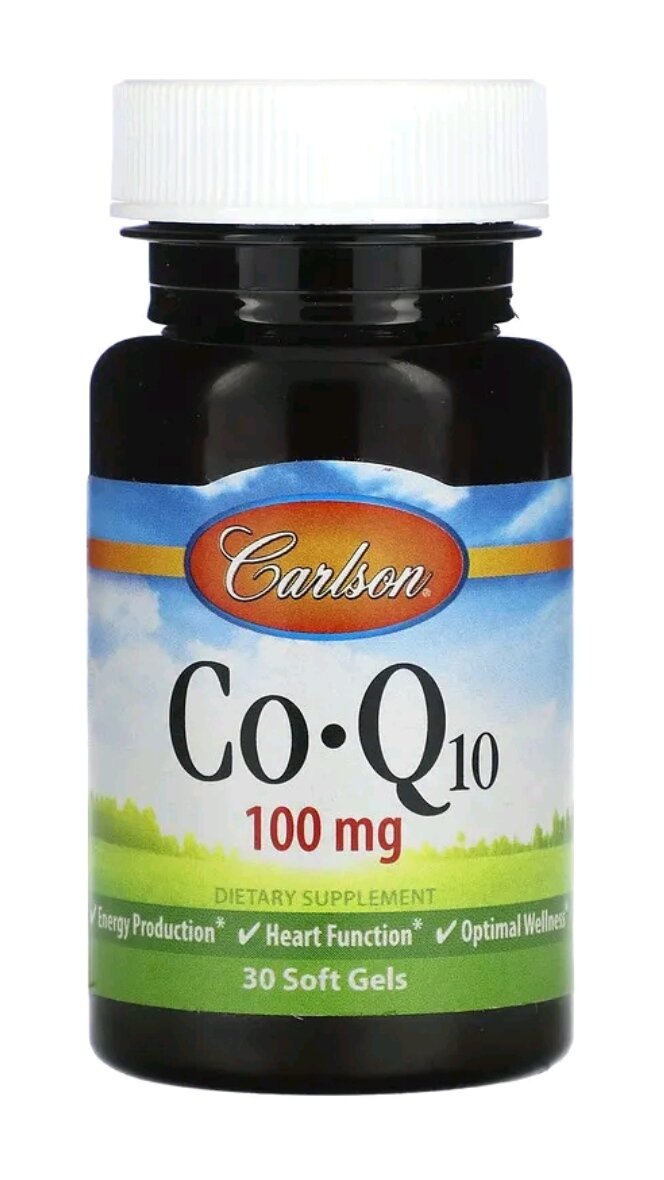 Коэнзим q10 Carlson, 100 мг, 30 таблеток