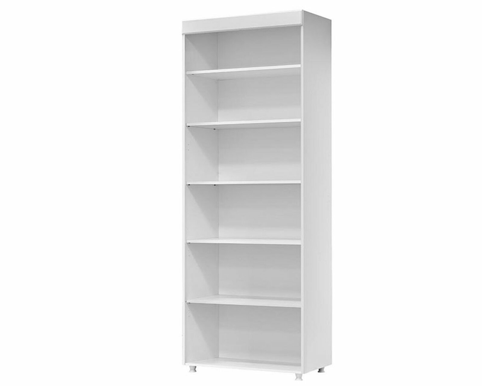 Стеллаж Италия ИТ-52, белое дерево, 80х41х219