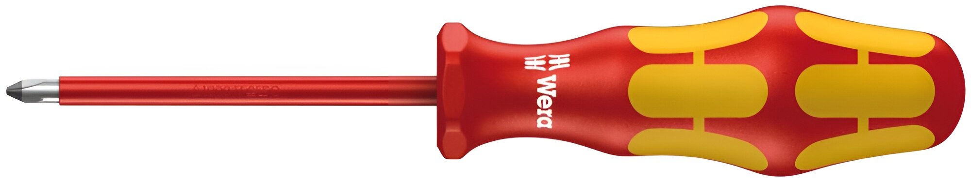 Отвёртка WERA диэлектрическая крестовая, PH 3 x 150 мм WE-006156