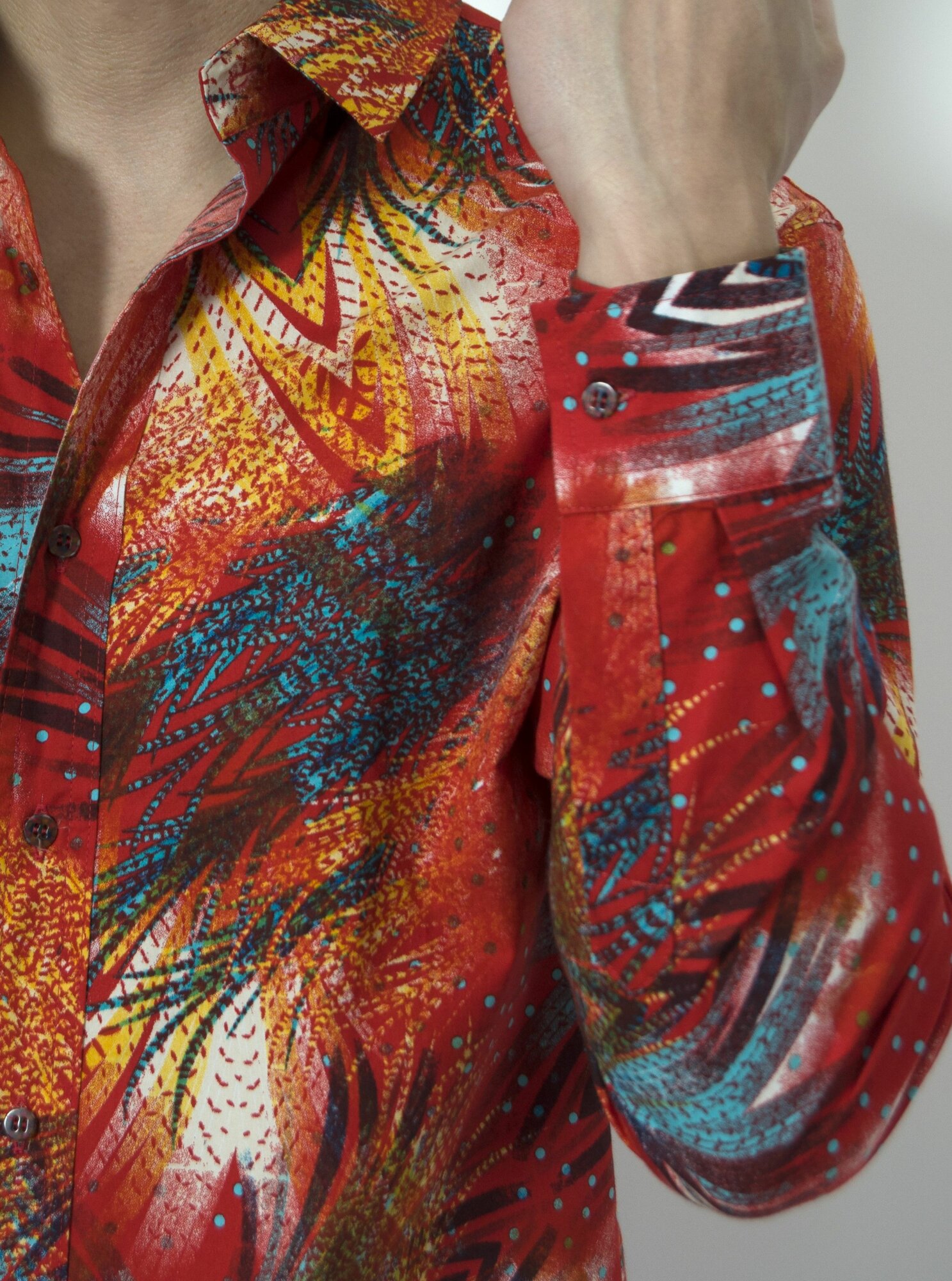 Рубашка alexkonon's Базовая коллекция, размер 42-170-176, мультиколор — фото 1