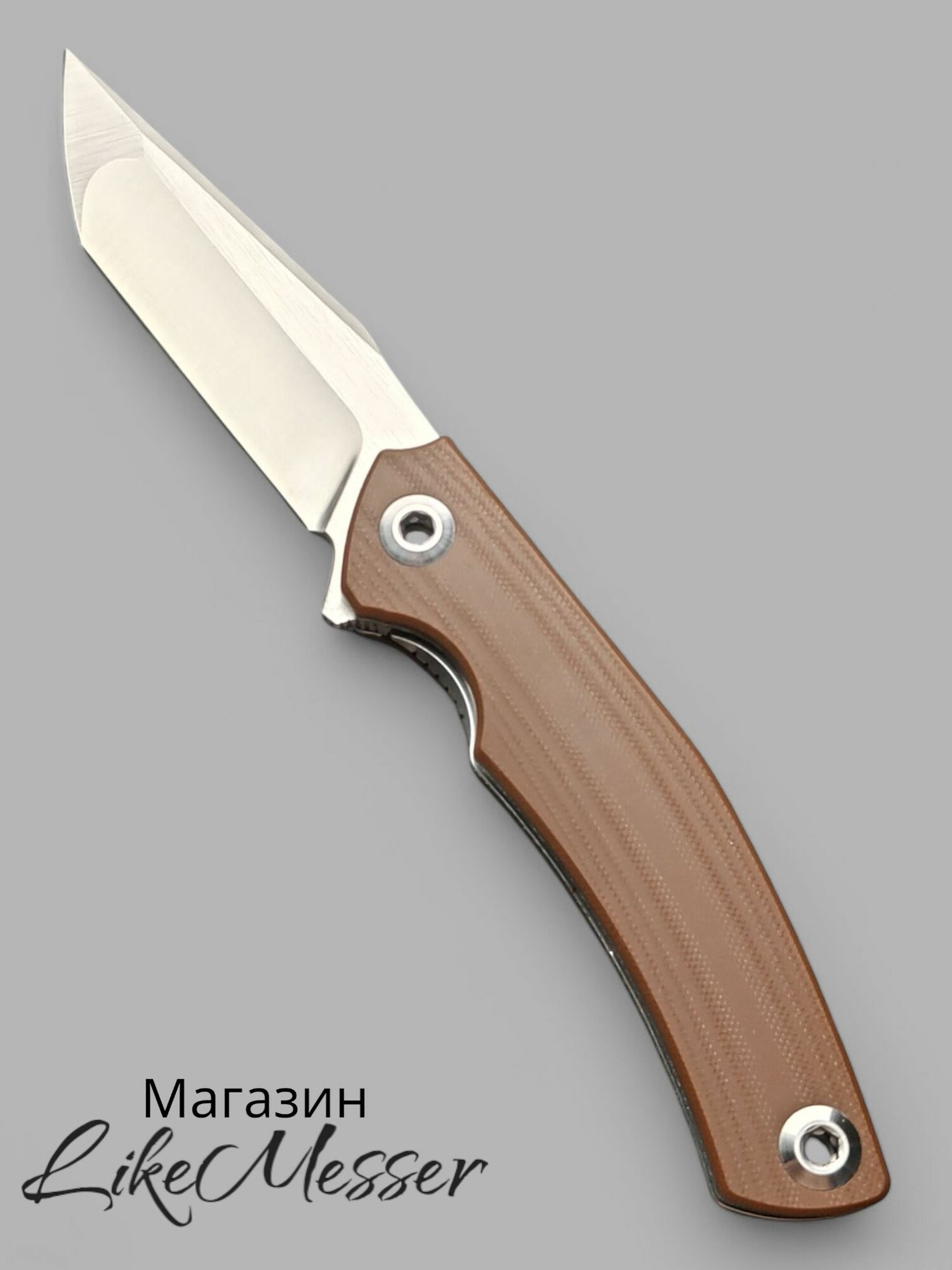 Складной нож HGFK коричневый