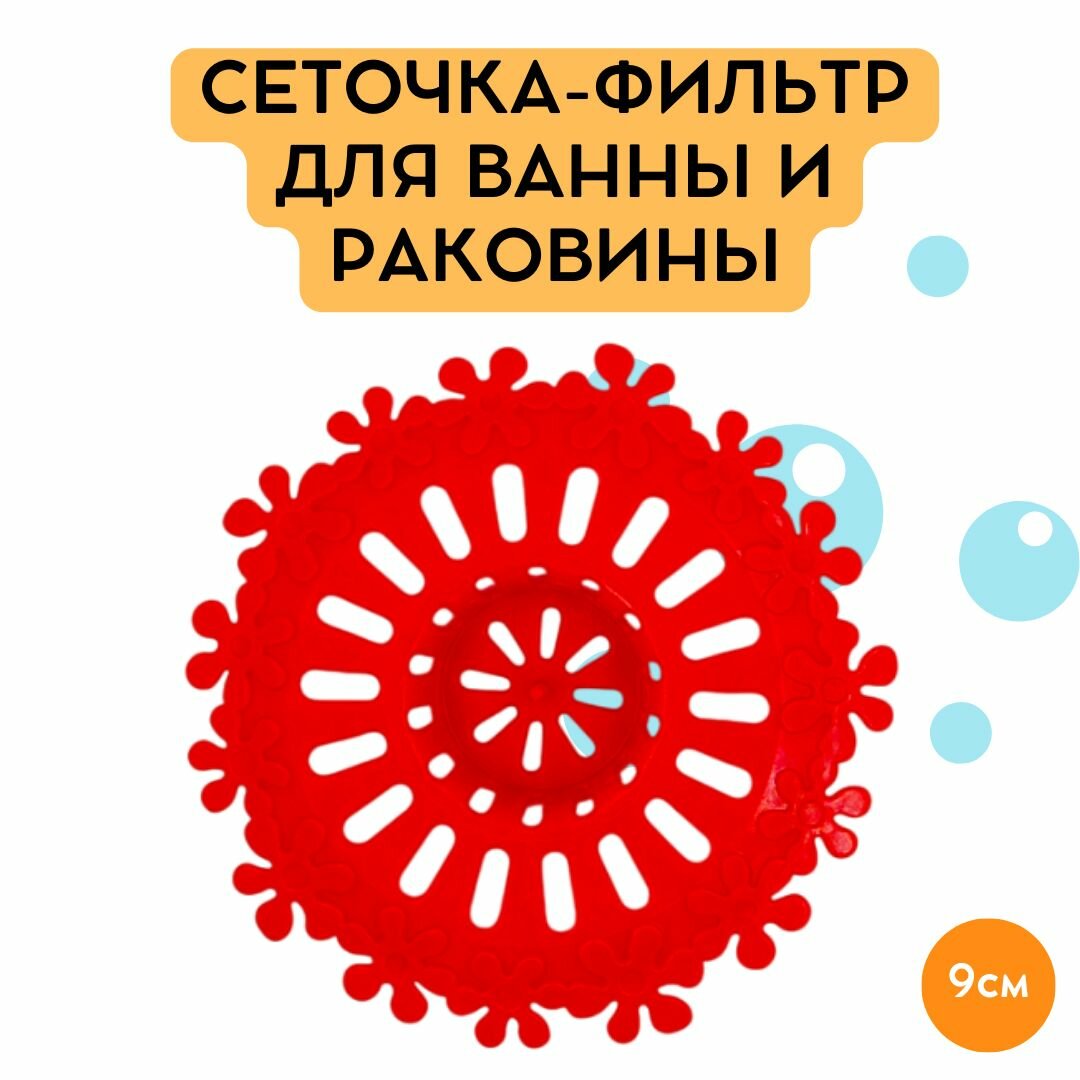 Сеточка-фильтр для ванны и раковины 