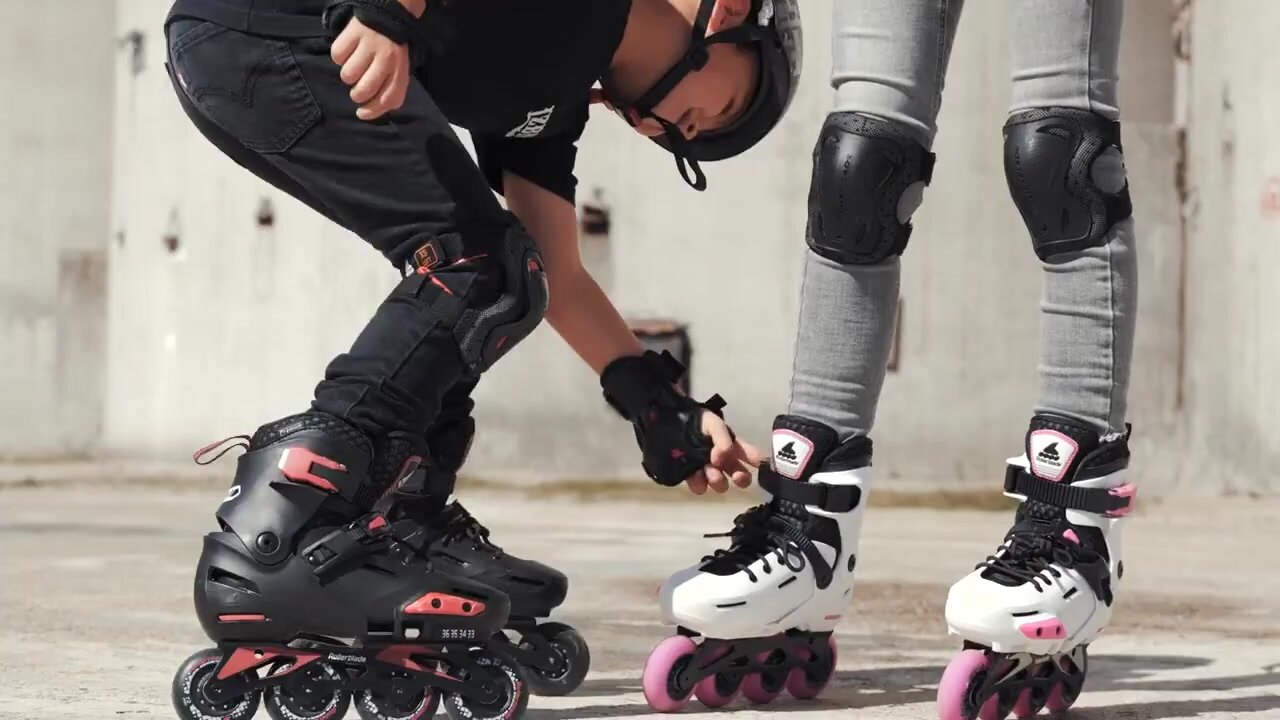 Раздвижные роликовые Коньки Rollerblade Apex Black размер 37-40 — фото 1