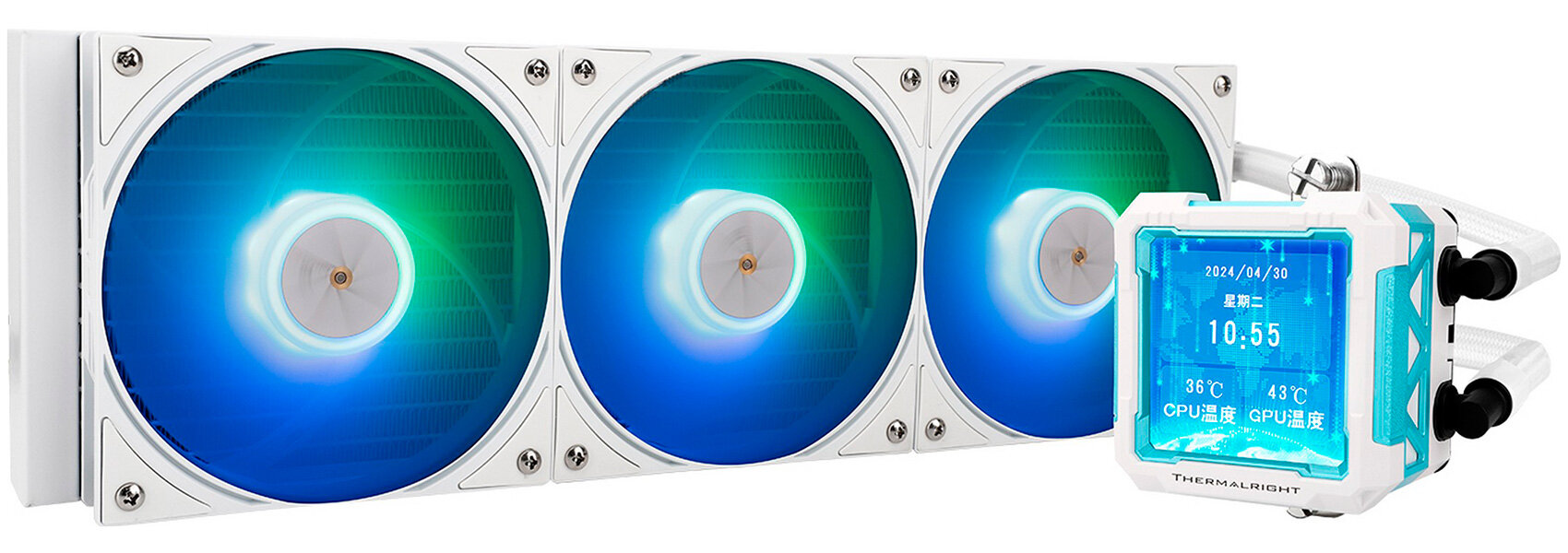 СЖО для процессоров Thermalright Frozen Warframe Pro 360 White ARGB (F-WFRAME-360-PRO-WH-ARGB)