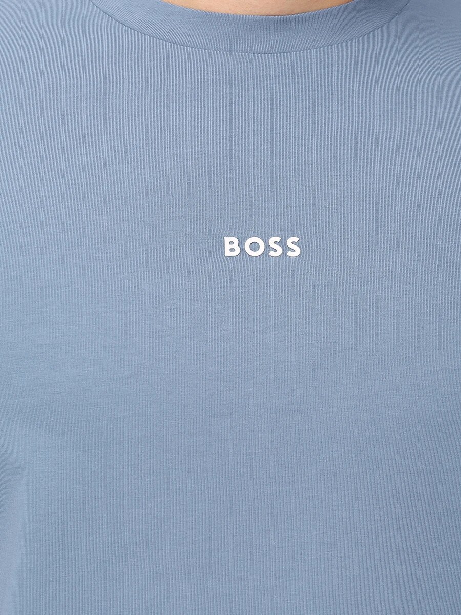Футболка BOSS, размер 50, голубой