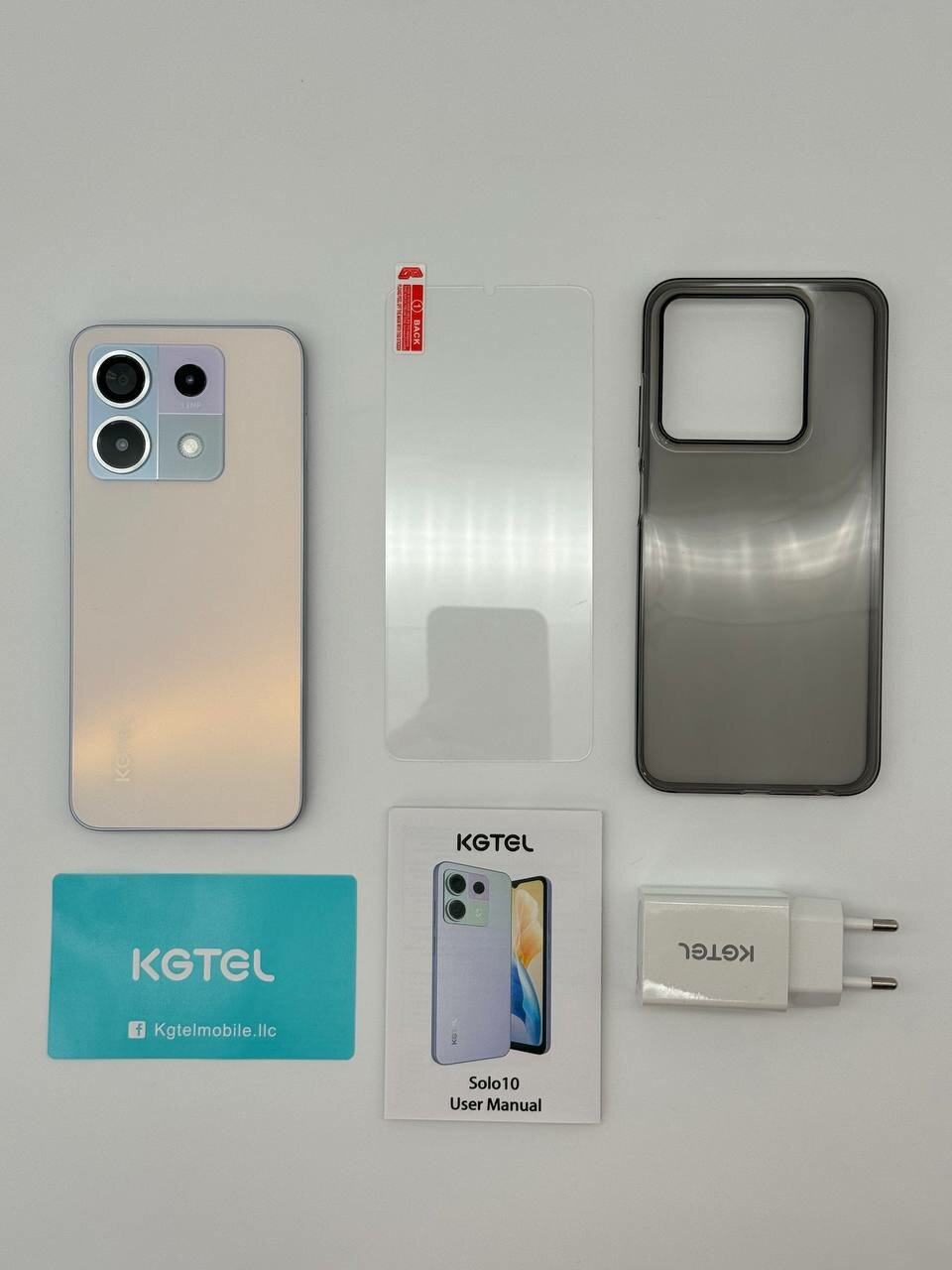 Смартфон Uzimei Kgtel Solo, 2 SIM, 5000mAh, 6,6", Face ID, fingerprint, смарт-часы в подарок — фото 1