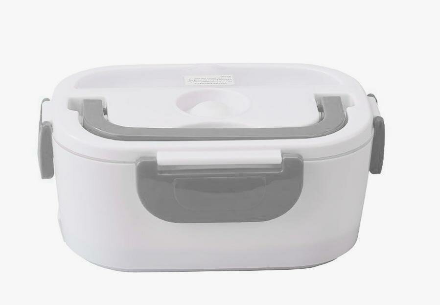 Контейнер -ланч бокс для еды с подогревом металлический контейнер 220в- 1500 Мл — фото 1