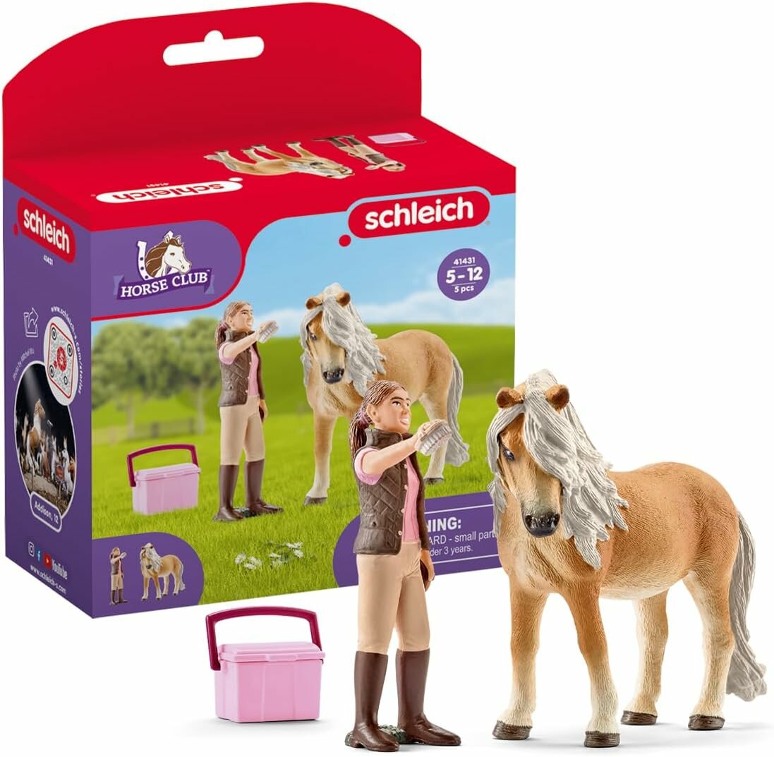 Игровой набор Schleich Конюх и Исландский пони - фото №1