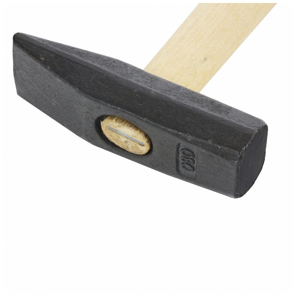 Молоток слесарный 800 г квадратный боек деревянная рукоятка 10272