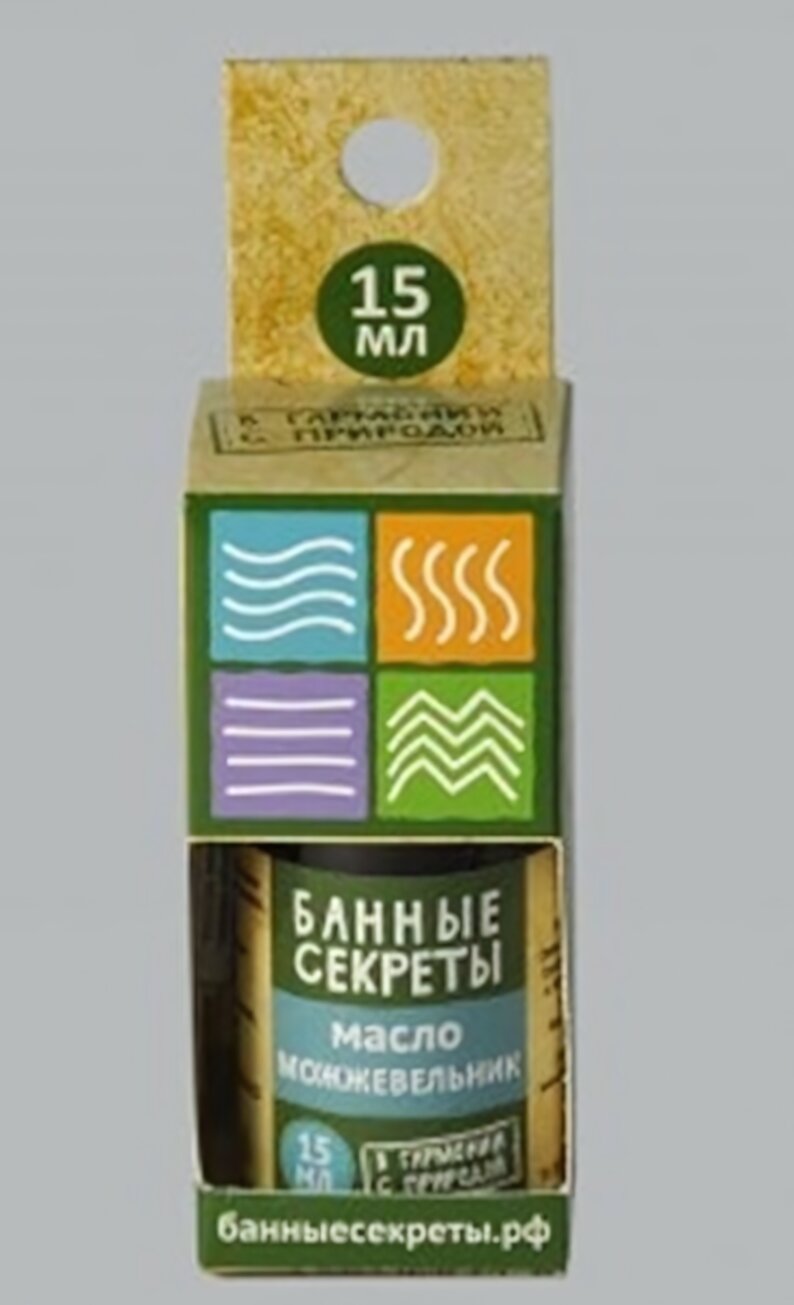 Масло эфирное 15мл  Можжевельник  Банные секреты