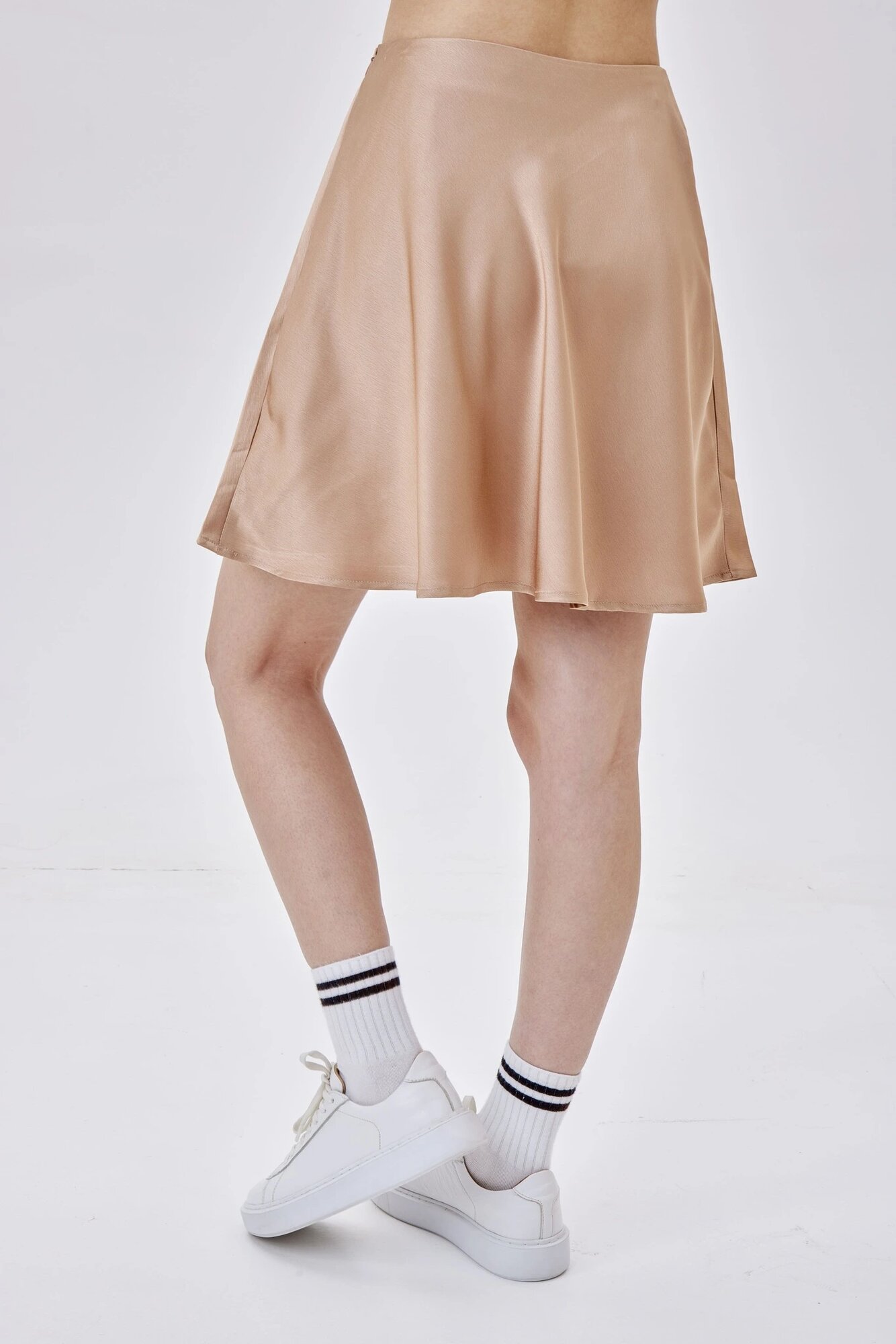 Юбка Selfie, размер XS, темно-бежевый — фото 1