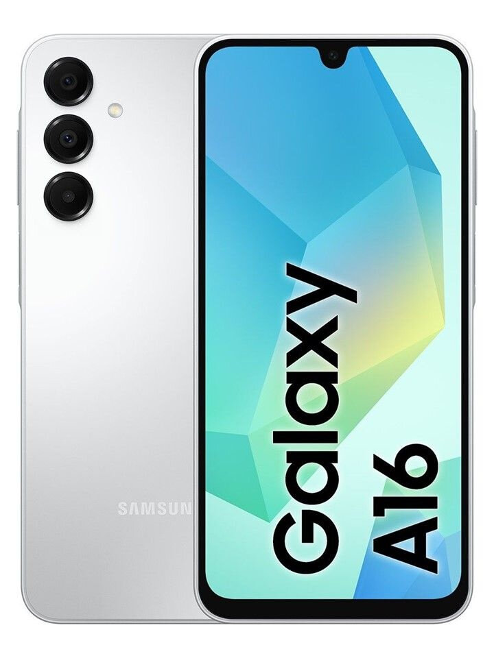 Мобильный телефон Samsung Galaxy A16 8/256 ГБ, Dual nano SIM, серебристый