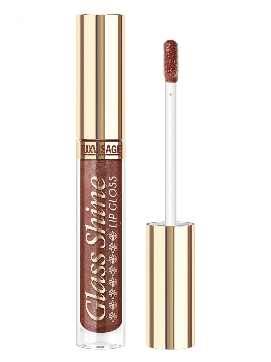 Блеск для губ LUXVISAGE Glass Shine, тон 28, гелевый, увлажняющий, 5 мл