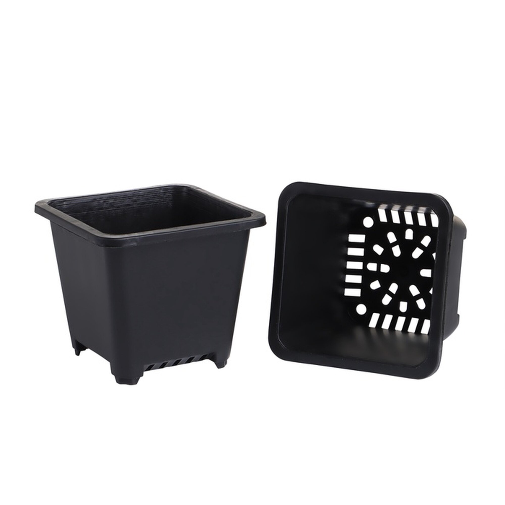 Горшок для рассады 250 мл d=9 см h=8 см пластик чёрный Greengo