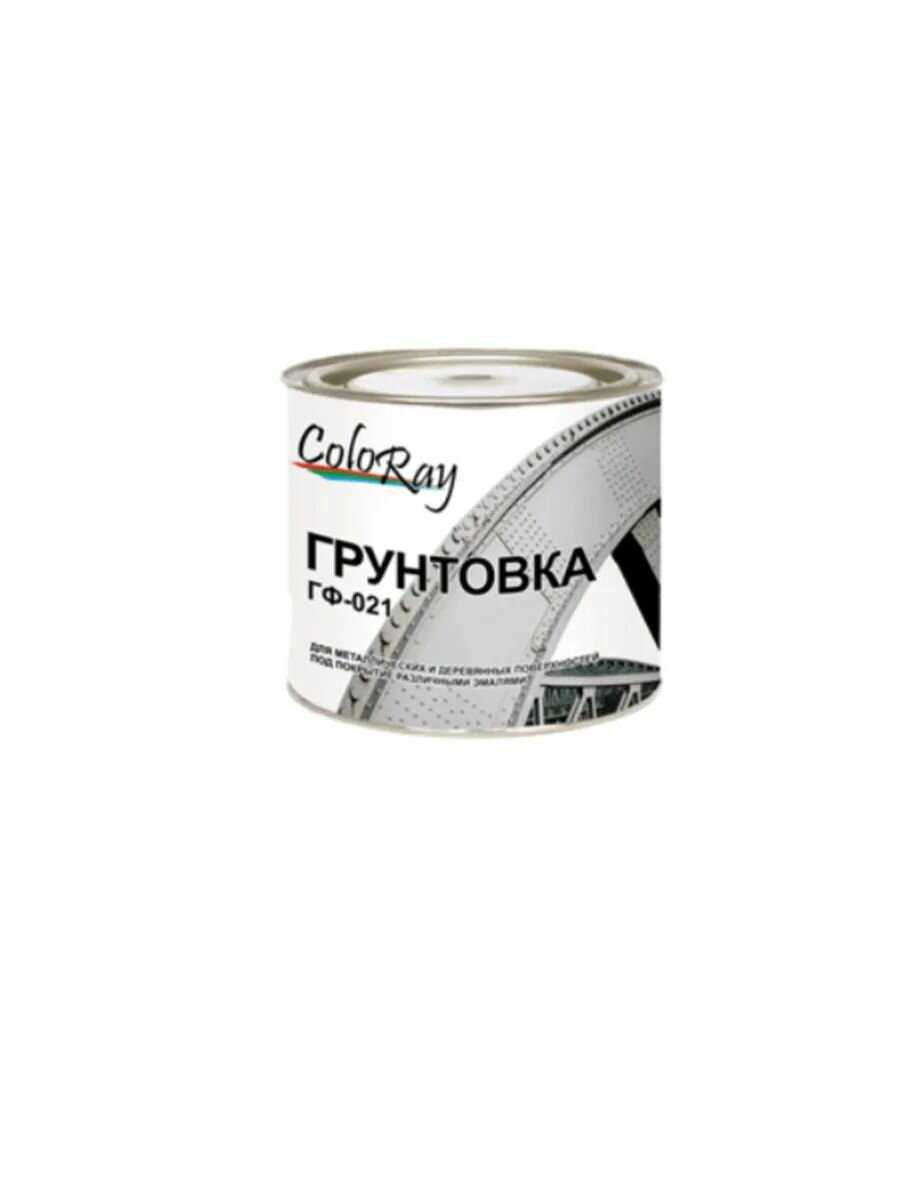 Грунт ГФ-021 по металлу и дереву Краски Черноземья серый 3 кг.