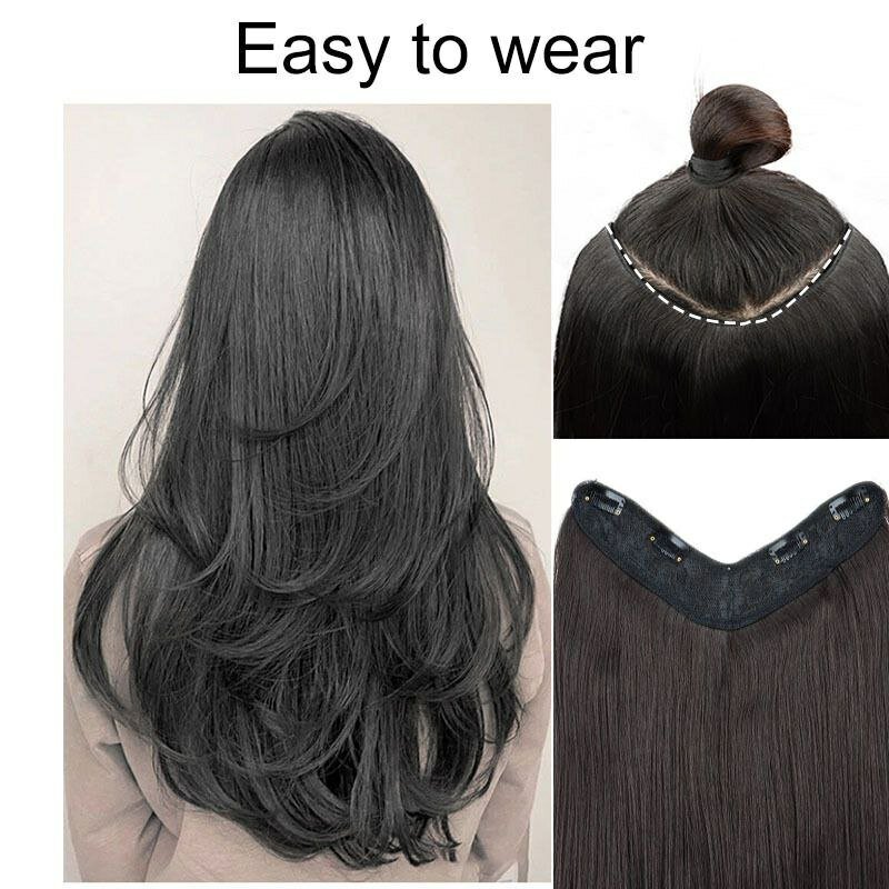 Парик Savdo , длинные волосы, размер 65-70, для женщин, коричневый натуральный материал , без челки — фото 1