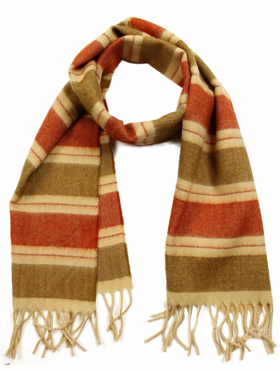 Шарф VENERA для мужчин и женщин,150х32 см, универсальный, бежевый