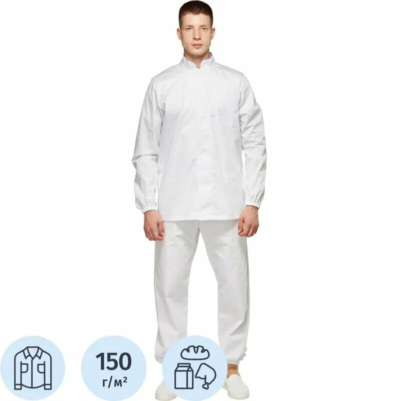 Куртка для пищевого производства бел. муж. у17-КУ (р.56-58) р.170-176 1643003