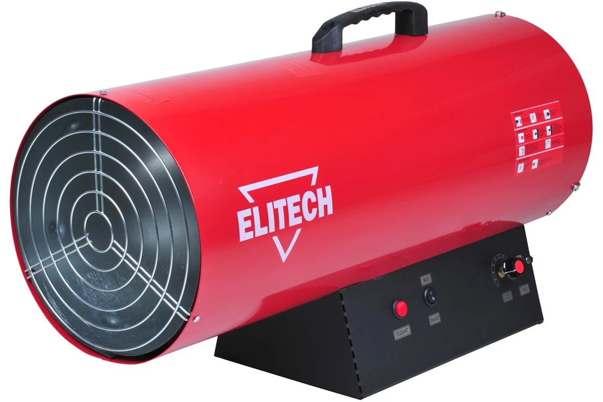 Тепловая пушка Elitech ТП 50ГБ 177656 прямой нагрев 50 кВт