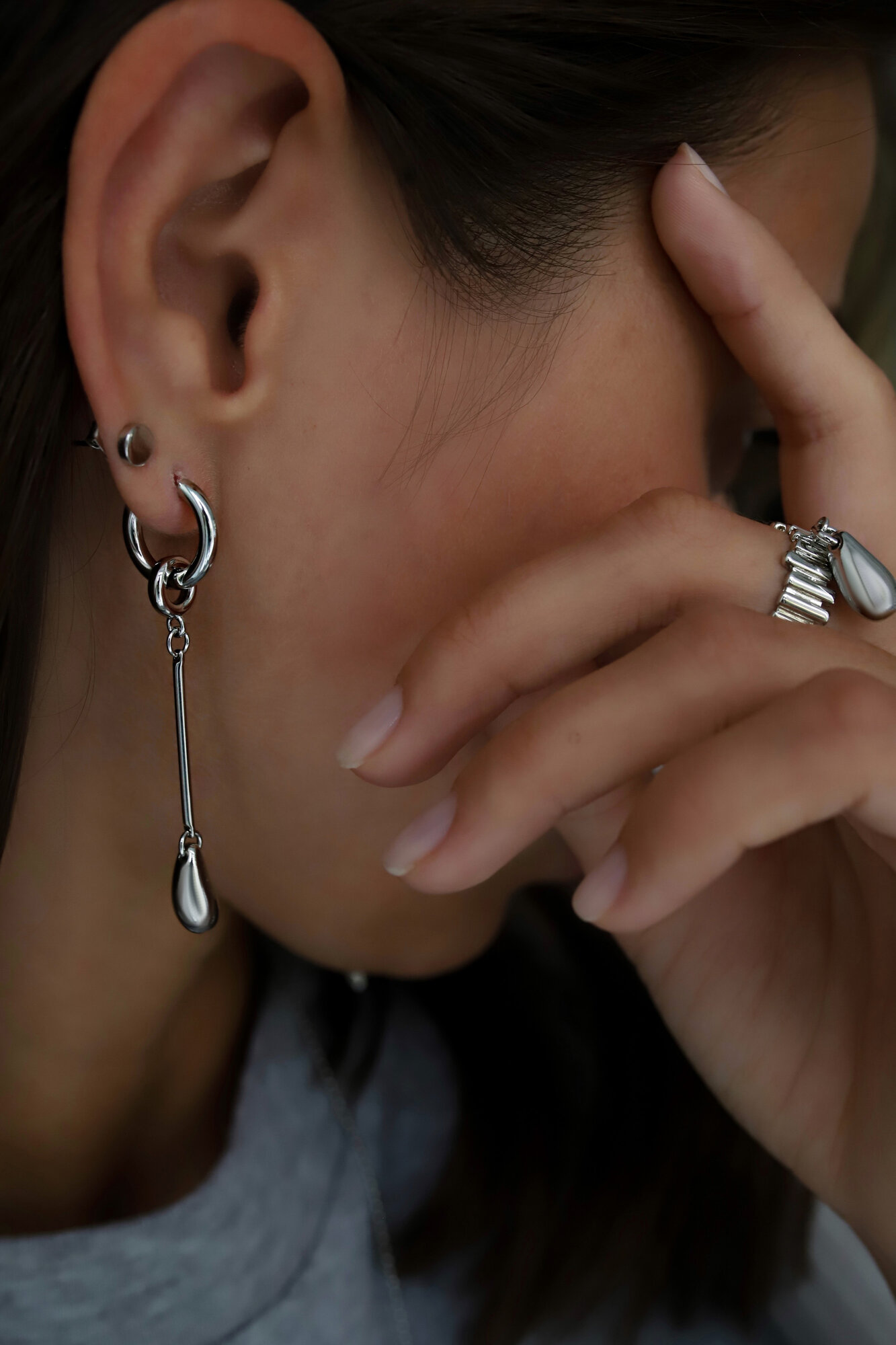 Кольцо Hitrospletenia, безразмерное, ширина 10 мм — фото 1