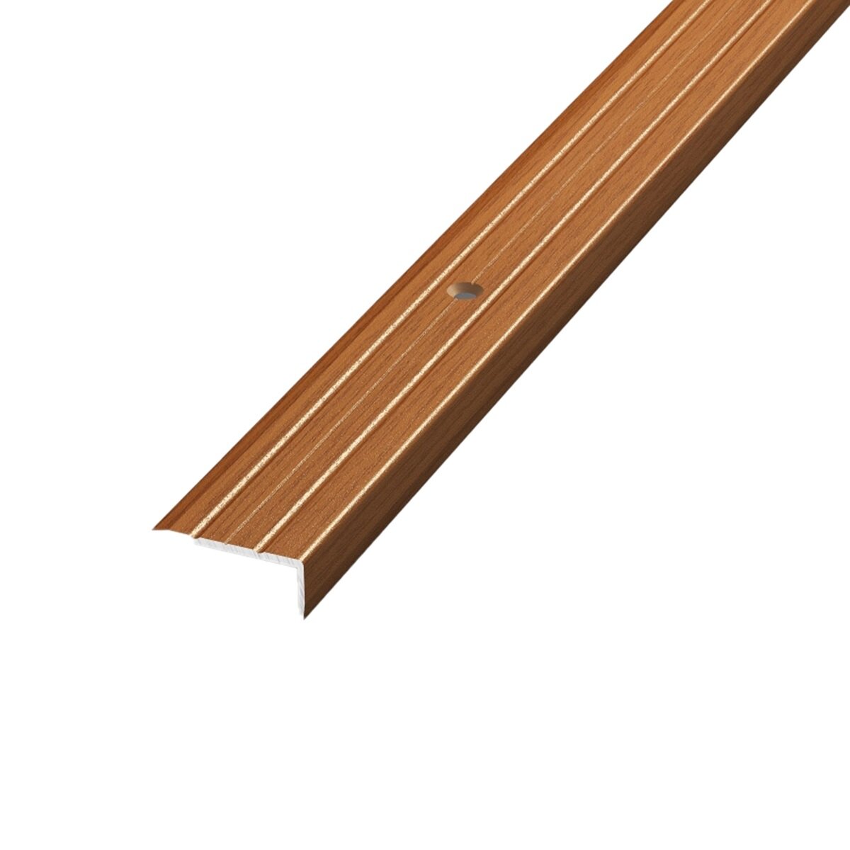 Порог угловой Лука ПУ-01 900 x 24 x 10 мм алюминий вишня.