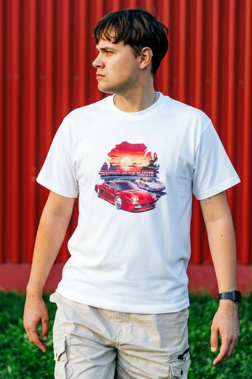 Футболка спортивная, размер S, белый