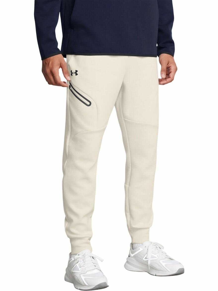 Брюки спортивные Under Armour UA Unstoppable Flc Jgr EU размер MD белый