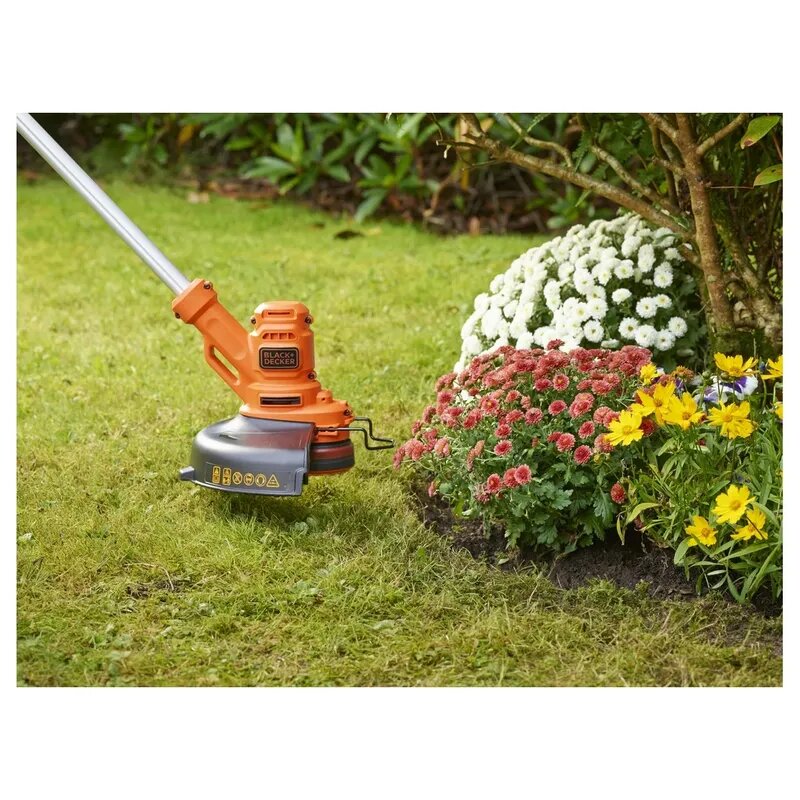 Триммер BLACK+DECKER BESTA525, переносной, мощность 450Вт, ширина скашивания 25см — фото 1