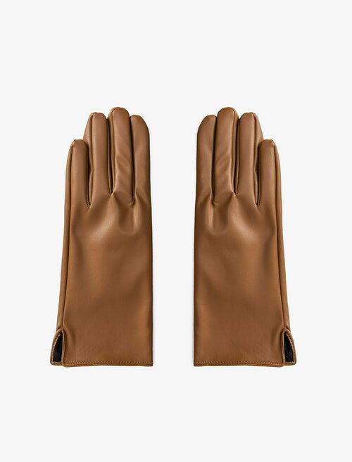 Перчатки KOTON, размер T-универсальный, коричневый