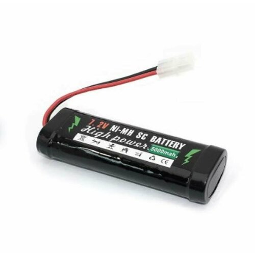 Аккумулятор Ni-Mh 7.2V 5000 mAh AA 134.5*41*25 разъем KET-2P palo new type charger high quality smart quick led battery charger for 1 2v ni cd ni mh aa aaa c d size rechareable batteries