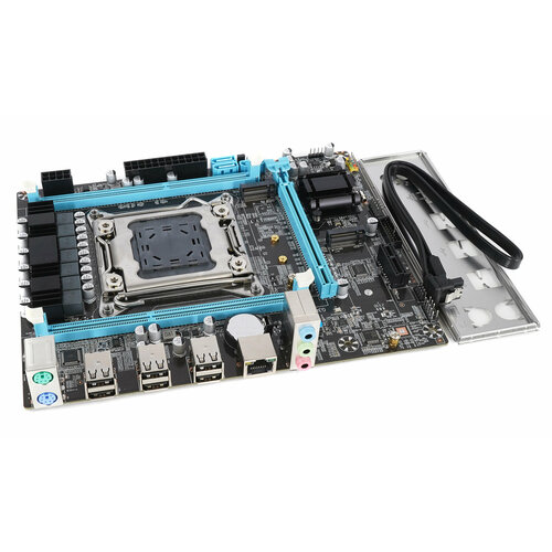 Материнская плата Azerty MB-X79-D, Socket LGA2011, Flex-ATX, DDR3, Intel X79 (OEM)