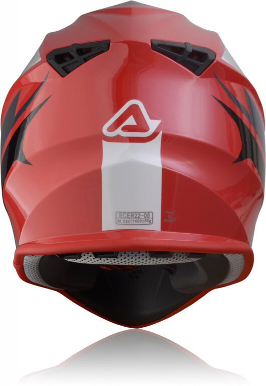 Шлем Acerbis LINEAR Red/White S — фото 8