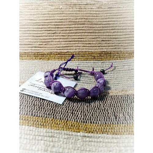 фото Браслет, аметист, размер one size, фиолетовый нет бренда